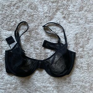 Calvin Klein sheer black bra